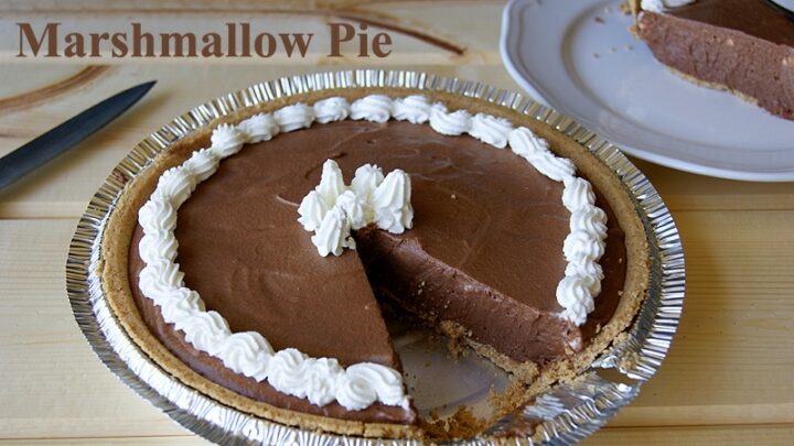 Chocolate Marshmallow Cream Pie