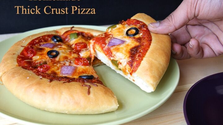 Easy Homemade Thick Crust Pizza