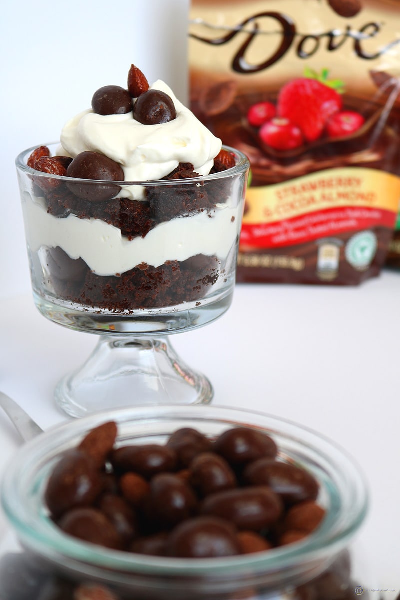 eggless brownie chocolate trifle