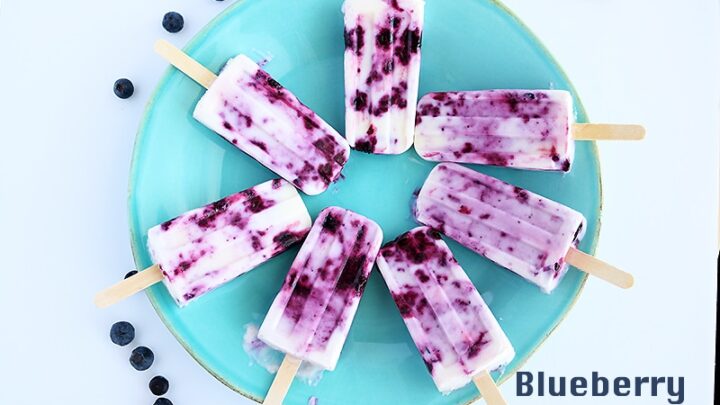 bluebery yogurt pop