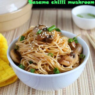 mushroom noodles