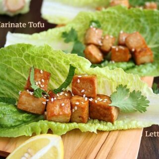 Teriyaki Marinated Tofu